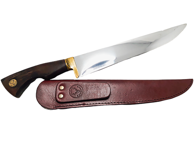 Faca para Churrasco Gaúcha 10" com Bainha de Couro