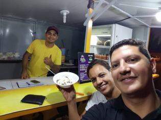 O casal Charleno Xavier e Josimary vieira Dultra
aprovaram a novidade (Foto: divulgação)