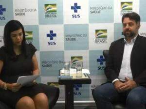 Ricardo Said, em entrevista coletiva on line (Reprodução/vídeo)