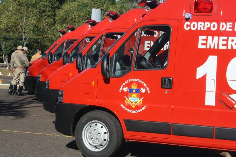 Corpo de Bombeiros recebe novas viaturas para atuar em seis municípios