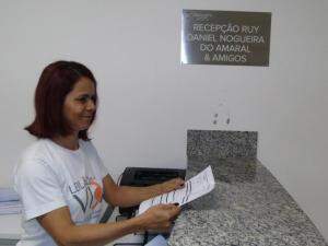 A recepção do Hospital do Câncer que levou o nome de Ruy.