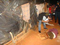 Maria foi encontrada morta no quintal de casa. (Foto: Osvaldo Duarte)