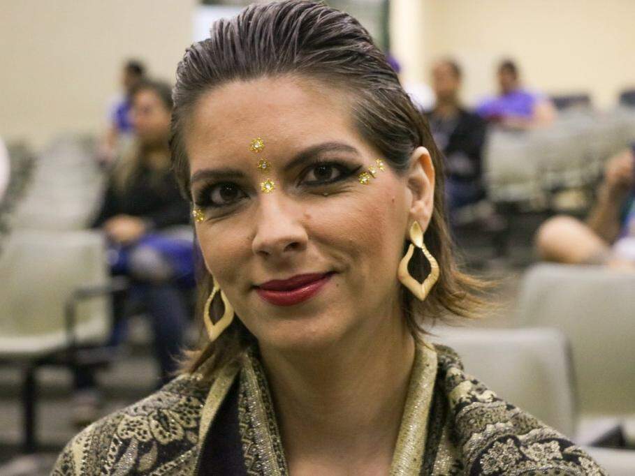 Flávia Pieretti, é uma das idealizadoras do projeto Dança do ventre sem limites. (Foto: Kimberly Teodoro)