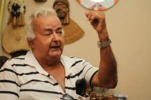 Em entrevista ao Lado B no ano passado, seu Antônio era figura. (Foto: Arquivo/Marcos Ermínio)
