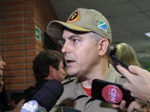 Coronel Joilson, comandante geral do Corpo de Bombeiros. (Foto: Marina Pacheco)