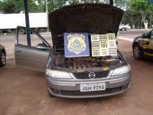 A Hilux de Brasília placas JJH 1866 estava adulterada sendo a verdadeira JID 3379 (Foto: Divulgação)