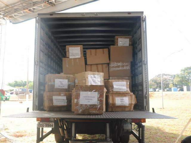 Equipamentos cirúrgicos que estão sendo distribuídos para municípios do Estado (Foto: Paulo Francis)