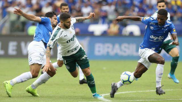 Palmeiras terminou o ano com vitória e selou o embarque do Cruzeiro para a série B. (Foto: Cesar Greco/Ag Palmeiras/Divulgação)