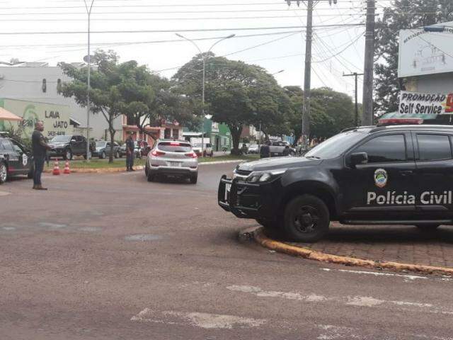 Ações de policiamento foram intensificadas em sete cidades de MS, nesta quinta-feira (01). (Foto: Hélio de Freitas)
