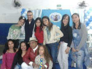 Encontros costumam acontecer no salão de festas de João. (Foto: Acervo Pessoal)
