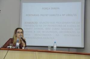 Promotora de justiça Cristiane Mourão, que assumiu a coordenação do Gaeco, mas continua atuando na força-tarefa (Foto: Arquivo)