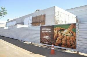 Obra está em fase final no Shopping Campo Grande. (Foto: Divulgação)