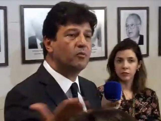Ministro da Saúde apresentou algumas de suas propostas para o setor, a serem debatidas nos próximos 100 dias. (Foto: Reprodução)
