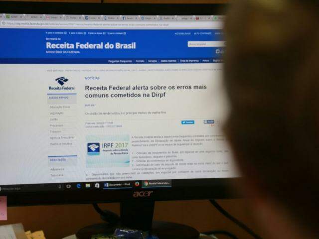 O programa gerador da declaração está disponível e pode ser baixado no computador, celular ou tablet (Foto: Marcos Ermínio)