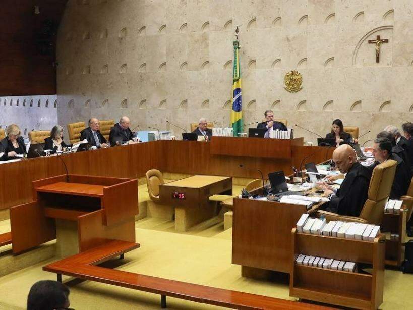 O plenário do Supremo Tribunal Federal quando a Corte, por maioria, mudou entendimento sobre prisão após condenação em 2ª instância (Foto: STF/Divulgação)
