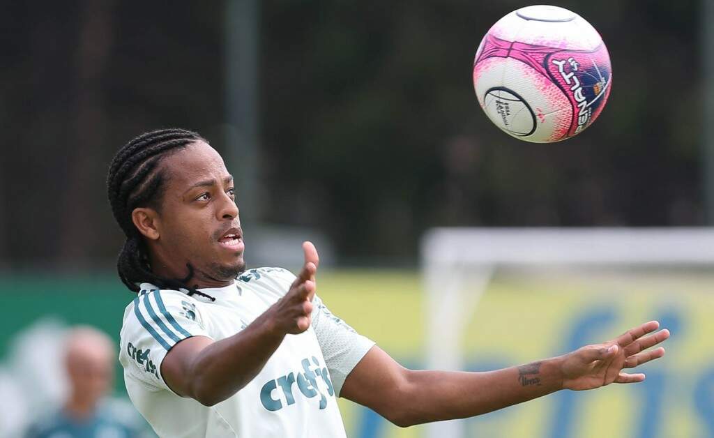 Keno deve começar a partida contra o Ituano como titular (Foto: Cesar Greco/Ag Palmeiras/Divulgação)