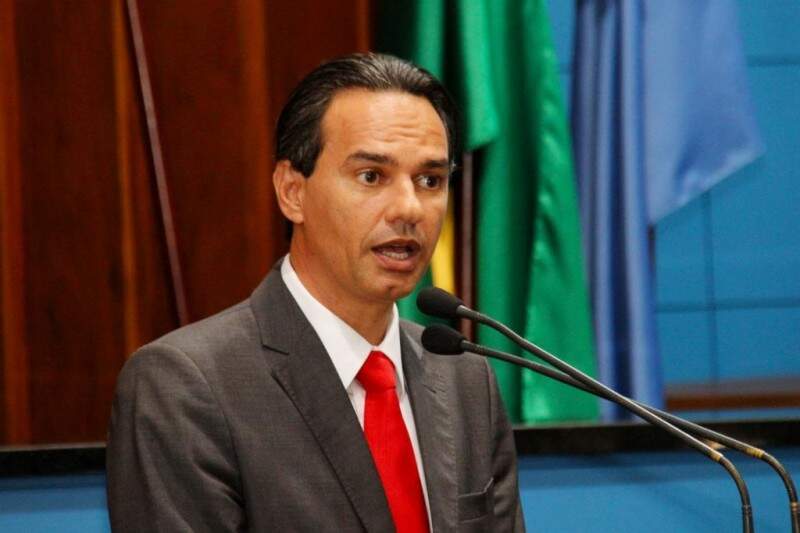 Marquinhos fez um discurso de despedida na Assembleia e citou ações na prefeitura (Foto: Assessoria/ALMS)