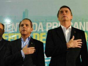 David é apoiador de Bolsonaro em MS e figurou em outdoor ao lado de presidenciável. (Foto: Arquivo)
