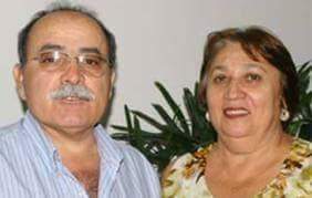 Cláudio e Minha, como é conhecida Severina.