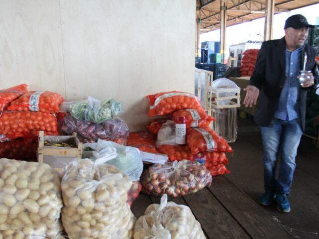 Batata é um dos itens que mais são vendidos na Ceasa em dias frios, já que podem ser usadas em caldos e sopas (Foto: Saul Schramm)