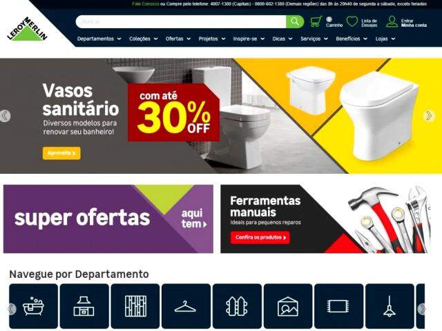 Site é muito fácil de explorar e comprar, sempre com ofertas do dia e promoções da semana. (Foto: Reprodução site)