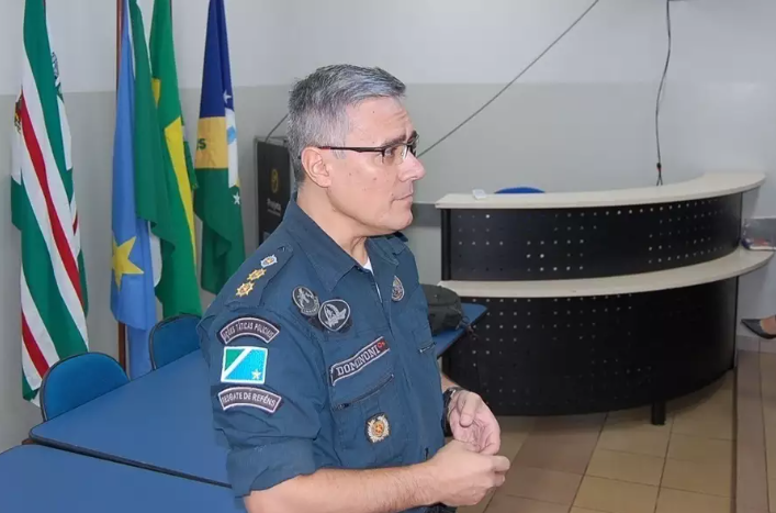 Tenente-coronel Josafá Pereira Dominoni comandava a 5ª Companhia Independente da Polícia Militar de Campo Grande. (Foto: Acácio Gomes/Nova News)