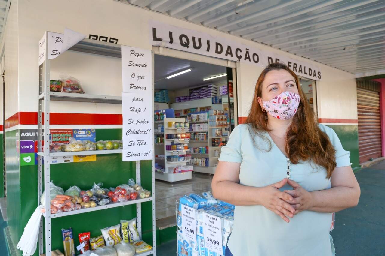 Simone Dagher Arce Queiroz disse que a ideia é “motivar a empatia” da comunidade durante a pandemia do novo coronovírus. (Foto: Paulo Francis)