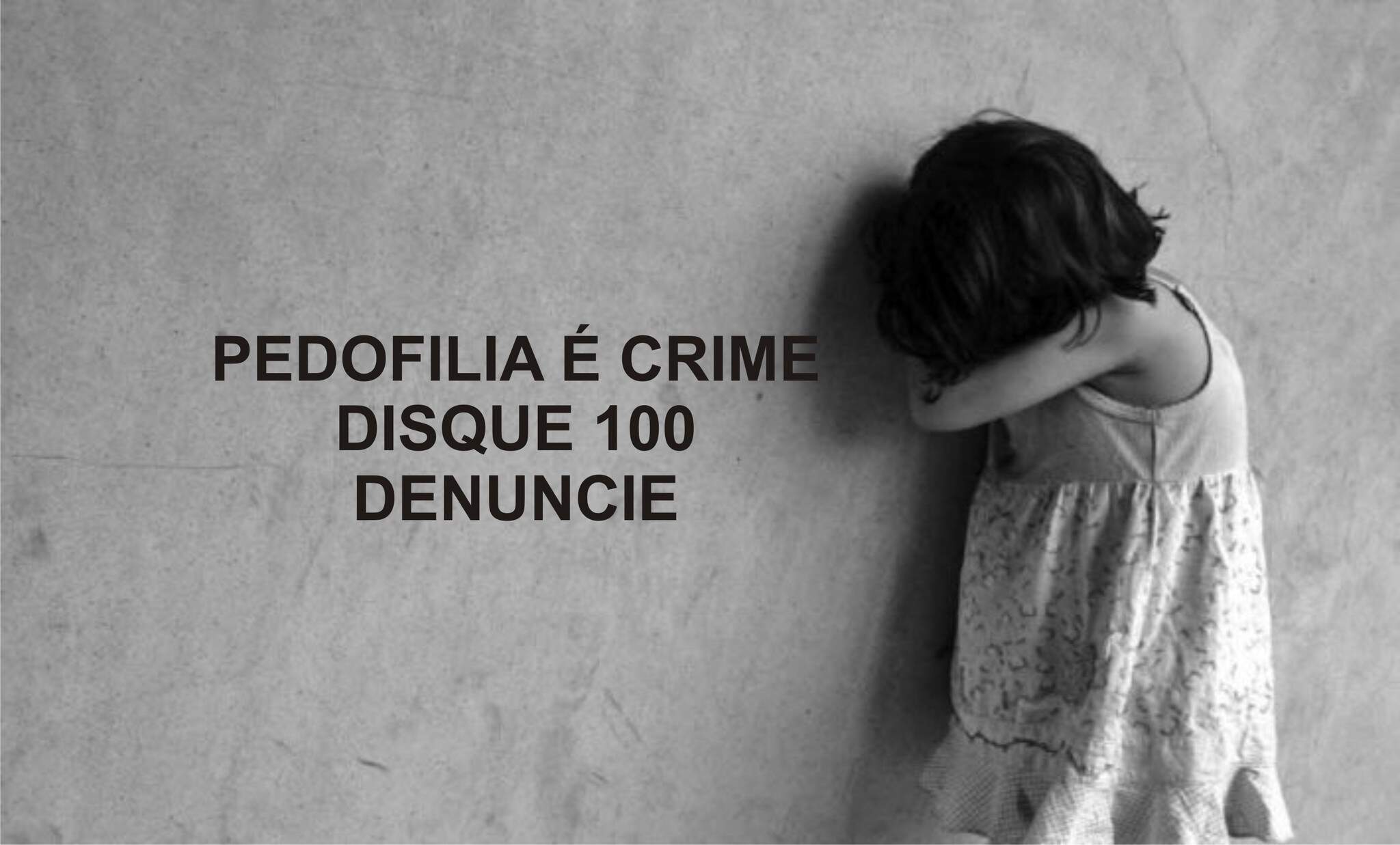 Imagem de campanha contra a pedofilia.