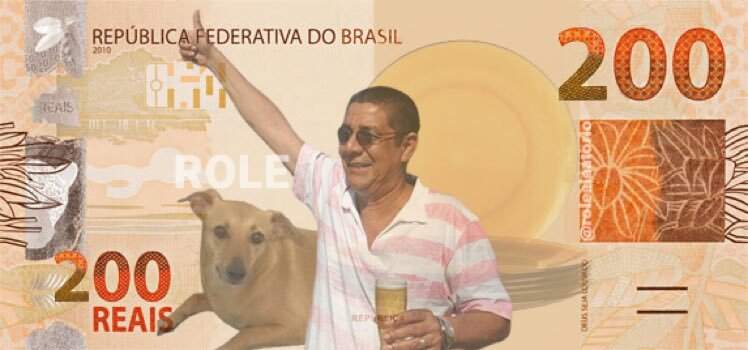 Criação da nova cédula virou piada na internet, apenas de lobo-guará já ser escolhido como personagem (Foto: reprodução redes sociais)