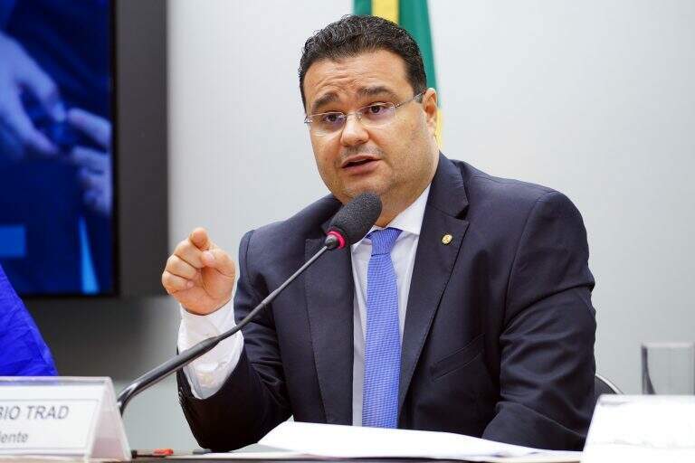 Deputado Fábio Trad (PSD) durante audiência na Câmara Federal, em dezembro do ano passado (Foto: Pablo Valadares/Câmara dos Deputados)
