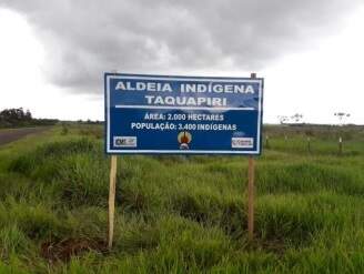 Caso ocorreu na aldeia Taquapiri. (Foto: Prefeitura/Coronel Sapucaia)