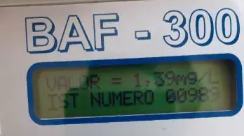 Teste do bafômetro ao qual o morador foi submetido. (Foto: Direto das Ruas)