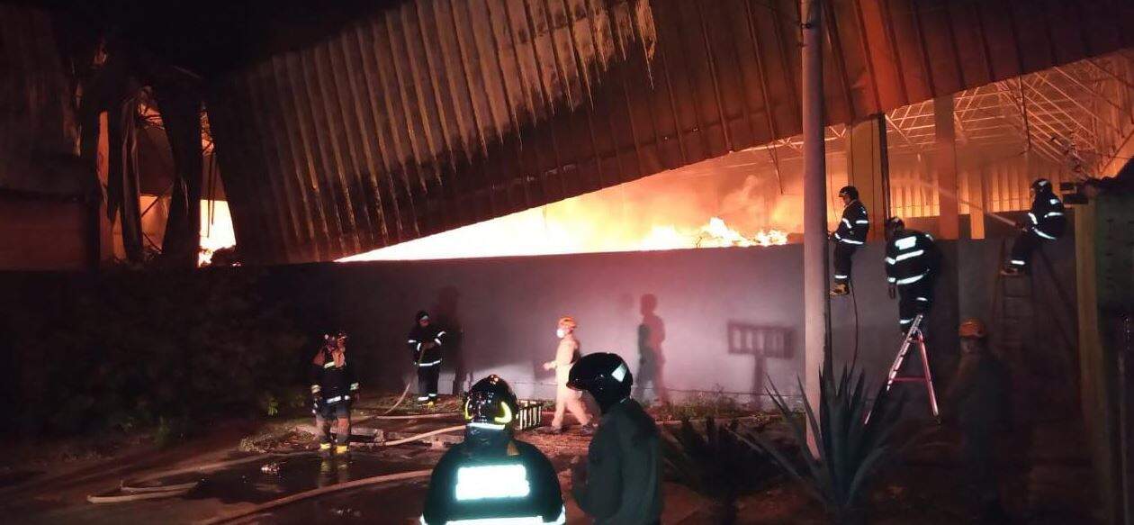 Work focused on the rear of the building, where the roof gave way. 