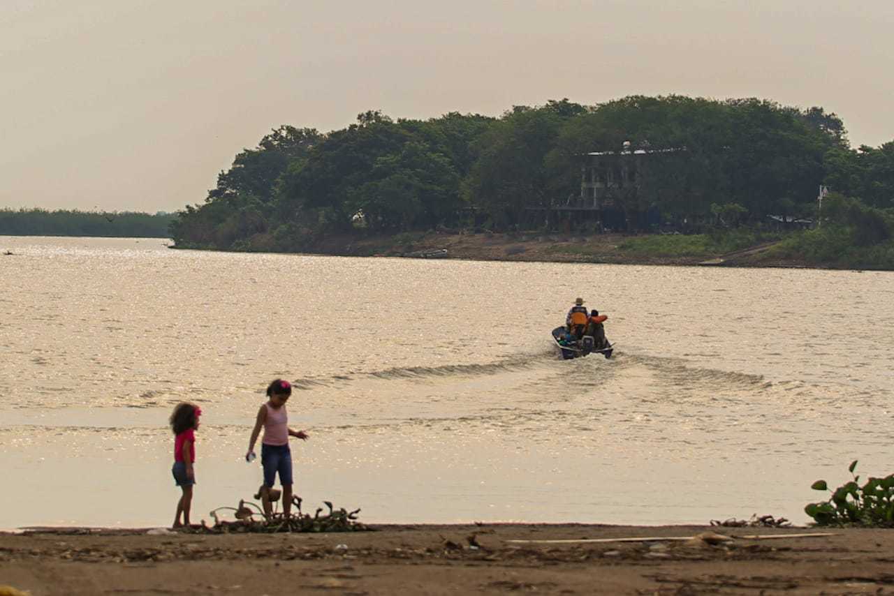Em 18 de agosto, em frente ao Casario de Corumbá, Rio Paraguai já registrava recuo das águas. (Foto: Marcos Maluf)