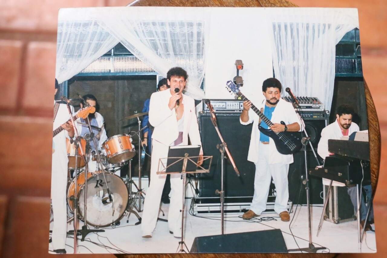 Última formação da banda Zutrik nos anos 80 (Foto: Paulo Francis)