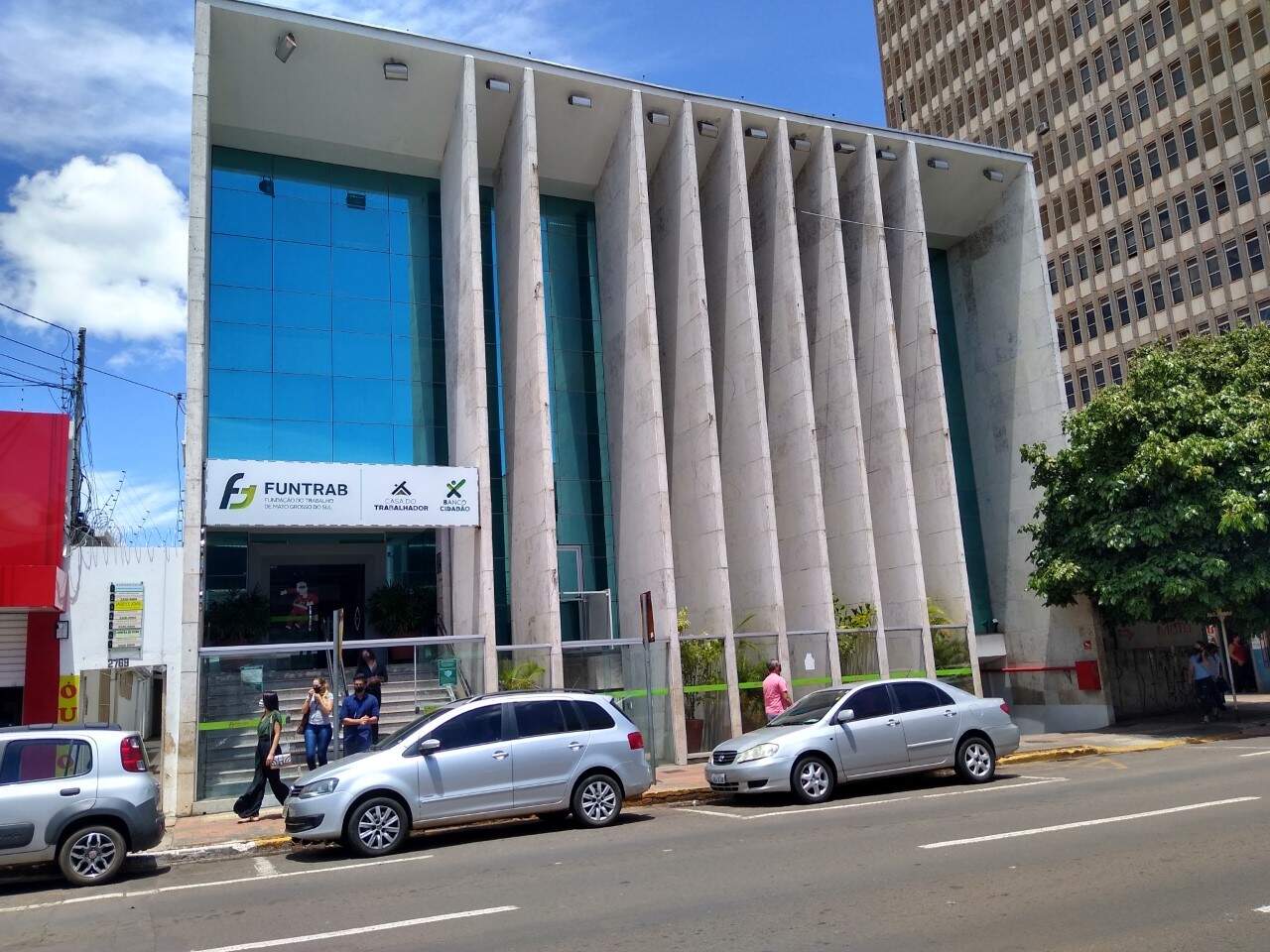 Sede da Funtrab, no Centro de Campo Grande. (Foto: Divulgação)