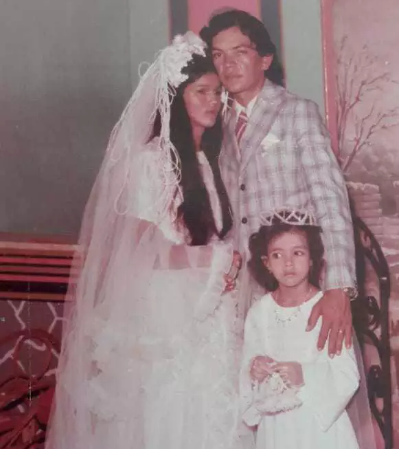 Casamento da av&oacute; com Pedro aconteceu na d&eacute;cada de 78, h&aacute; 43 anos (Foto: Arquivo Pessoal)